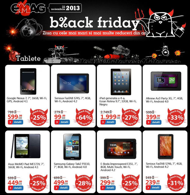 Lista eMAG.ro - Black Friday 2013 