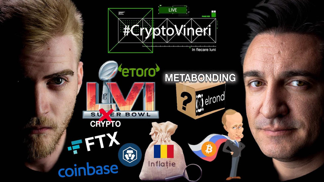 ​ @CryptoVineri   53 - METABONDING pe ELROND, Inflație RO, CryptoBOWL și Rusia îmbrățișează Bitcoin