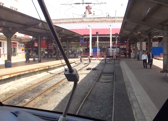 VIDEO - Din cabina mecanicului de tren ”Săgeata Albastră”