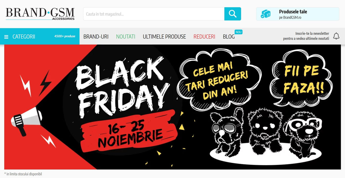 Lista Black Friday la BrandGSM!