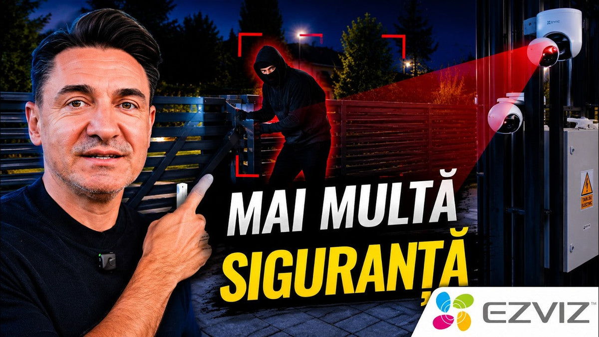 Camere supraveghere EZVIZ: fără Wi-Fi și fără curent