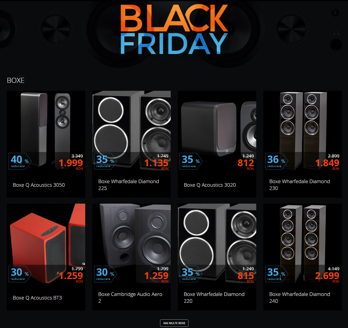 Ofertele de Black Friday la AVstore