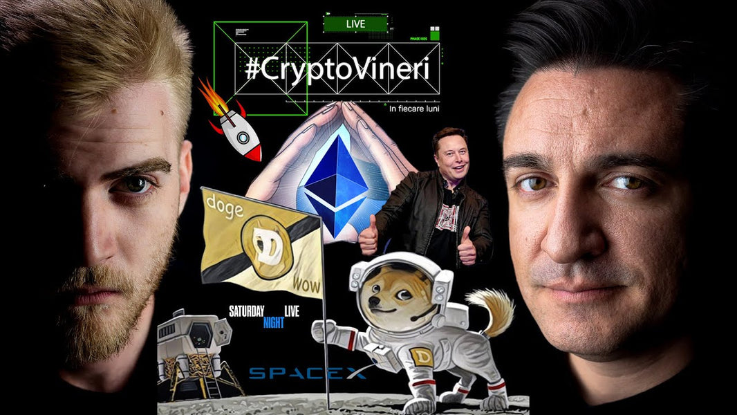 #CryptoVineri 20 - DOGE-1 pleacă spre lună, ETH la 4000$, Sezonul câinilor și Elon la SNL