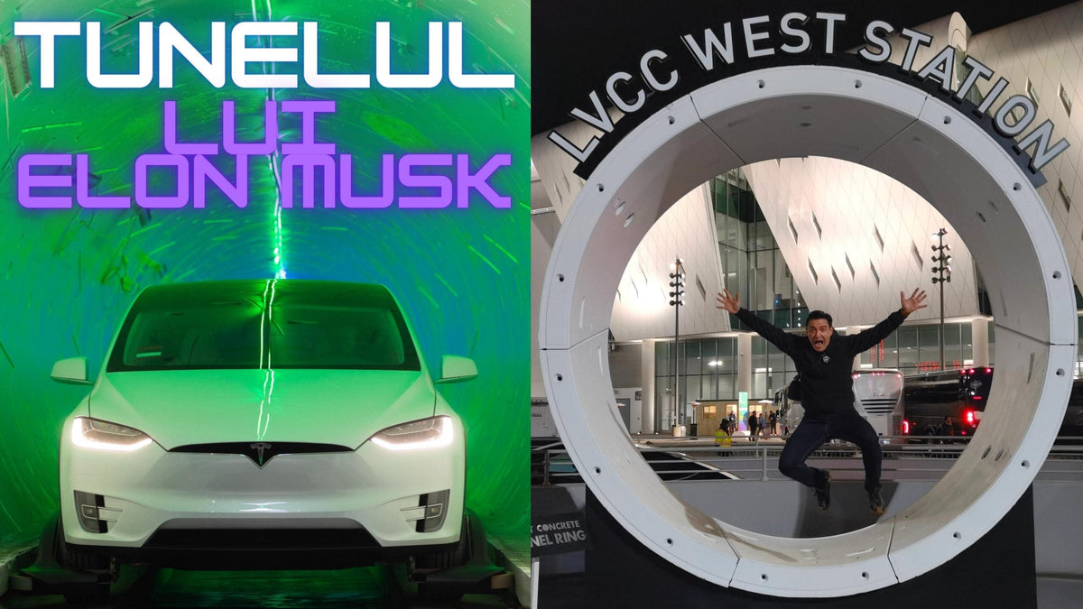 TUNELUL lui Elon Musk - Ne-am Plimbat cu TESLA prin el!