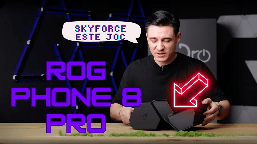 ASUS ROG PHONE 8 PRO ESTE #1 PE GAMING - UNBOXING ȘI REVIEW