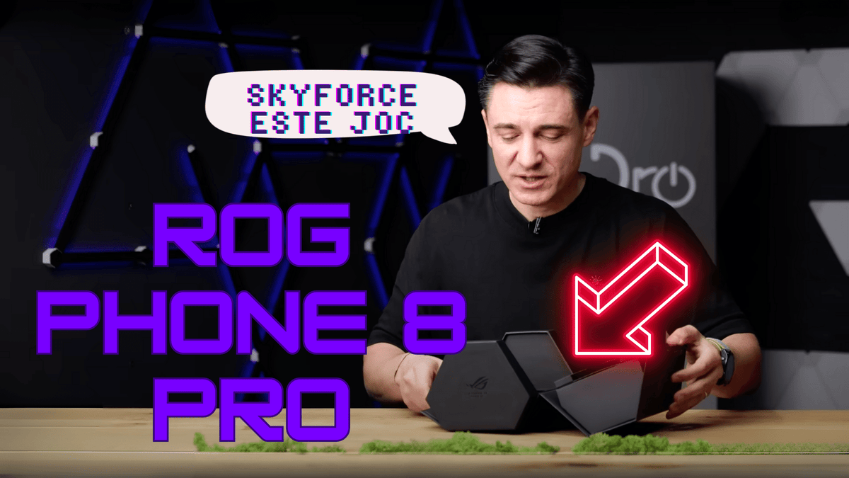ASUS ROG PHONE 8 PRO ESTE #1 PE GAMING - UNBOXING ȘI REVIEW