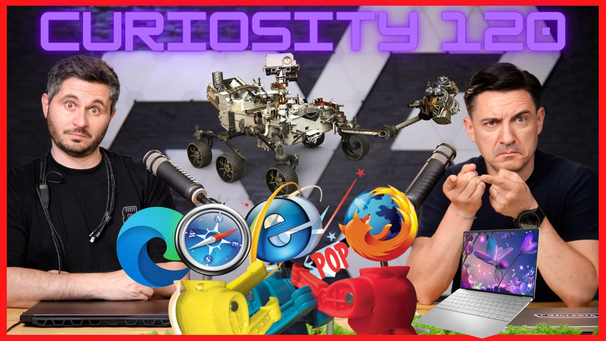 CURIOSITY 120 - Păianjeni pe limbă VR, Ryzen 7000, Poze NUD pentru Extraterești, Meze ADVAR, UFS 4.0