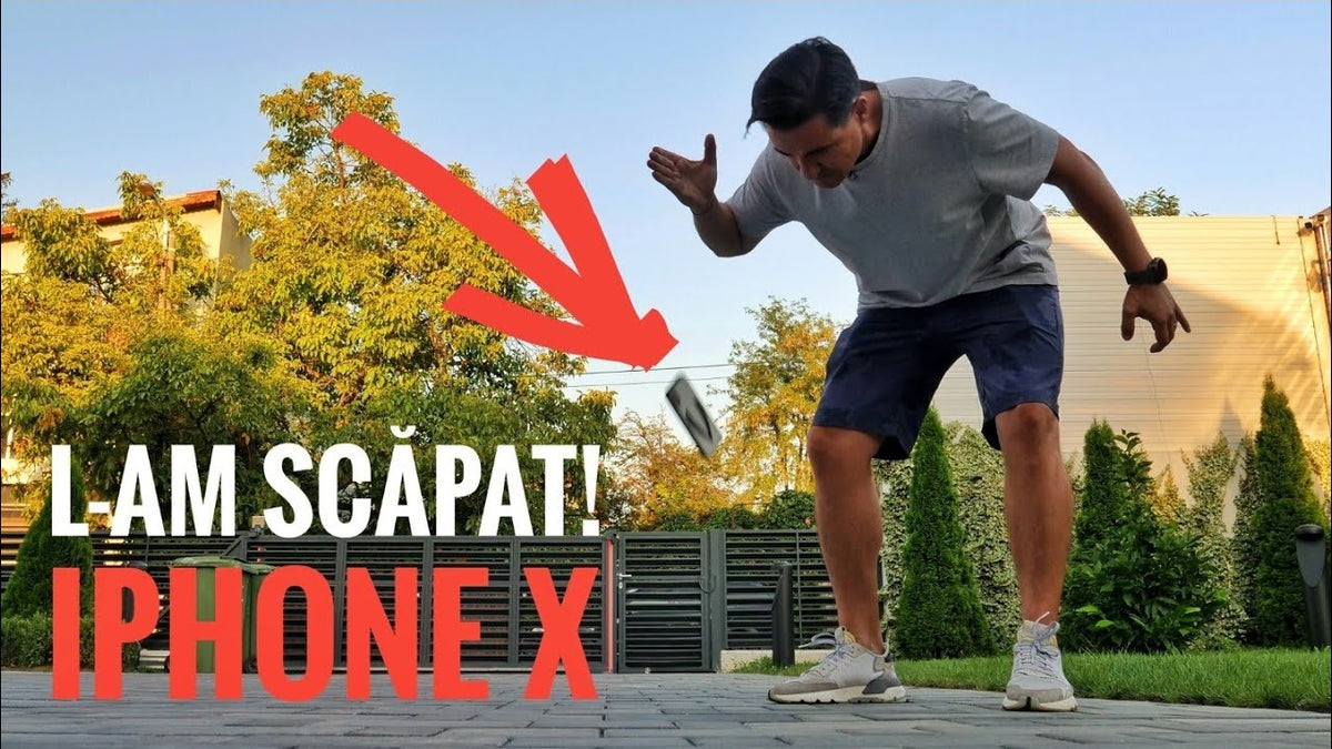 Am aruncat telefonul de la patru metri - Drop-Test Huse Mobilfox