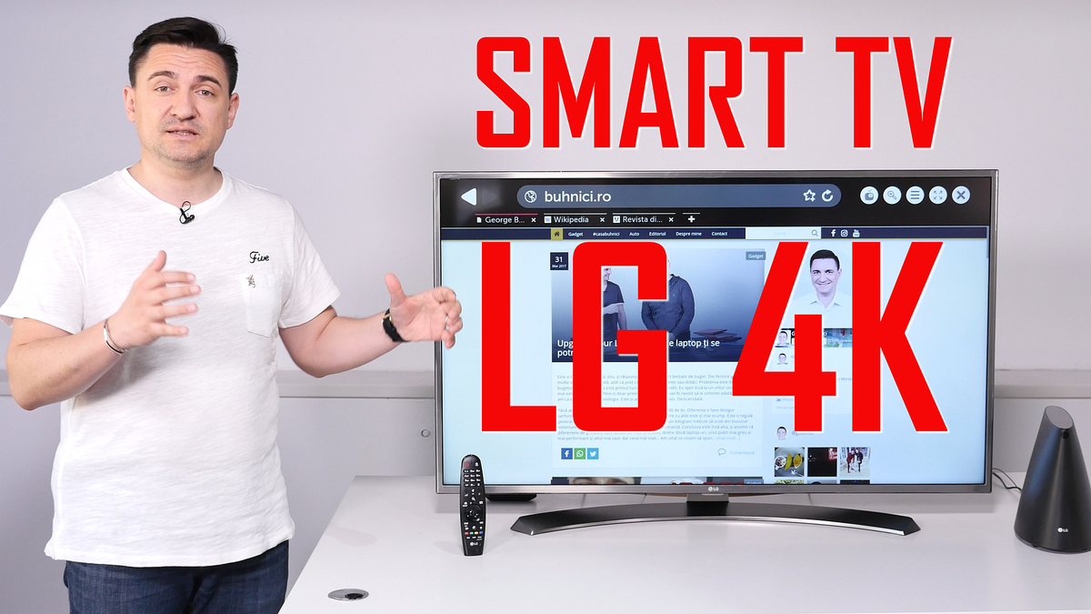 UNBOXING & REVIEW - LG SMART TV 4K - 49UH668V