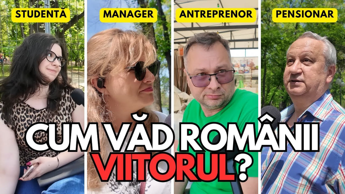 Am întrebat românii despre viitor: bani, AI și pensii