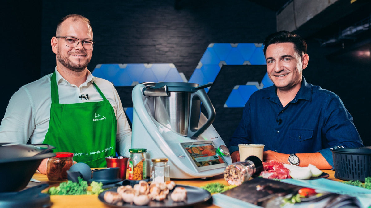Am gătit muschiuleț în studio, la Thermomix