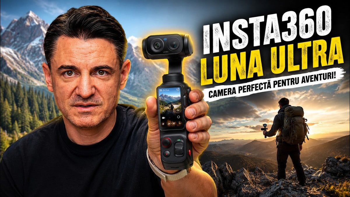 Insta360 Luna Ultra: camera de 233 g care schimbă jocul