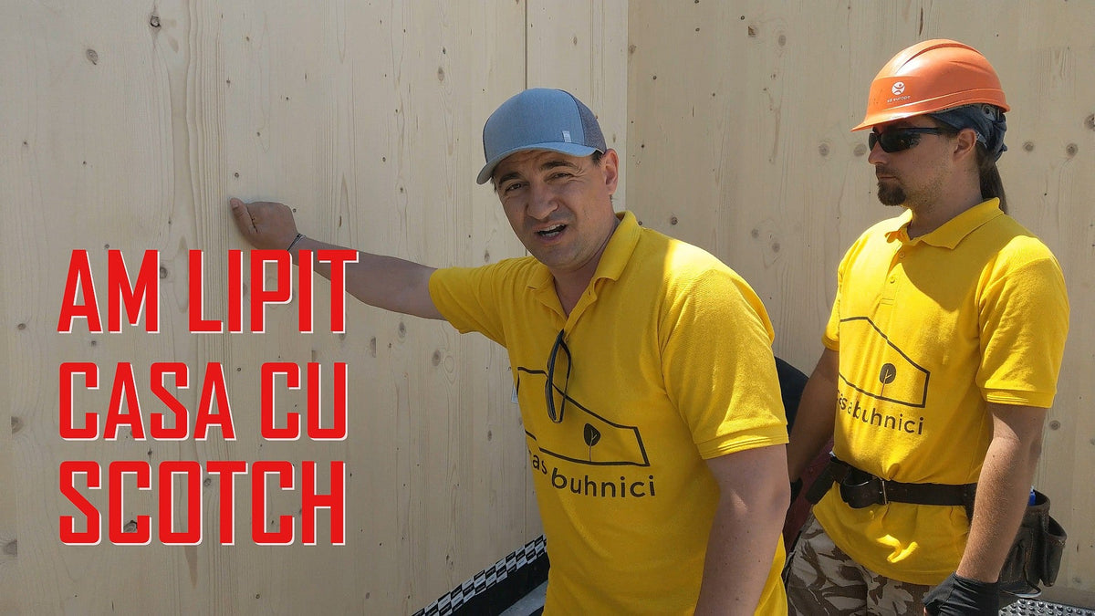#casabuhnici - Am lipit casa cu scotch Rothoblaas
