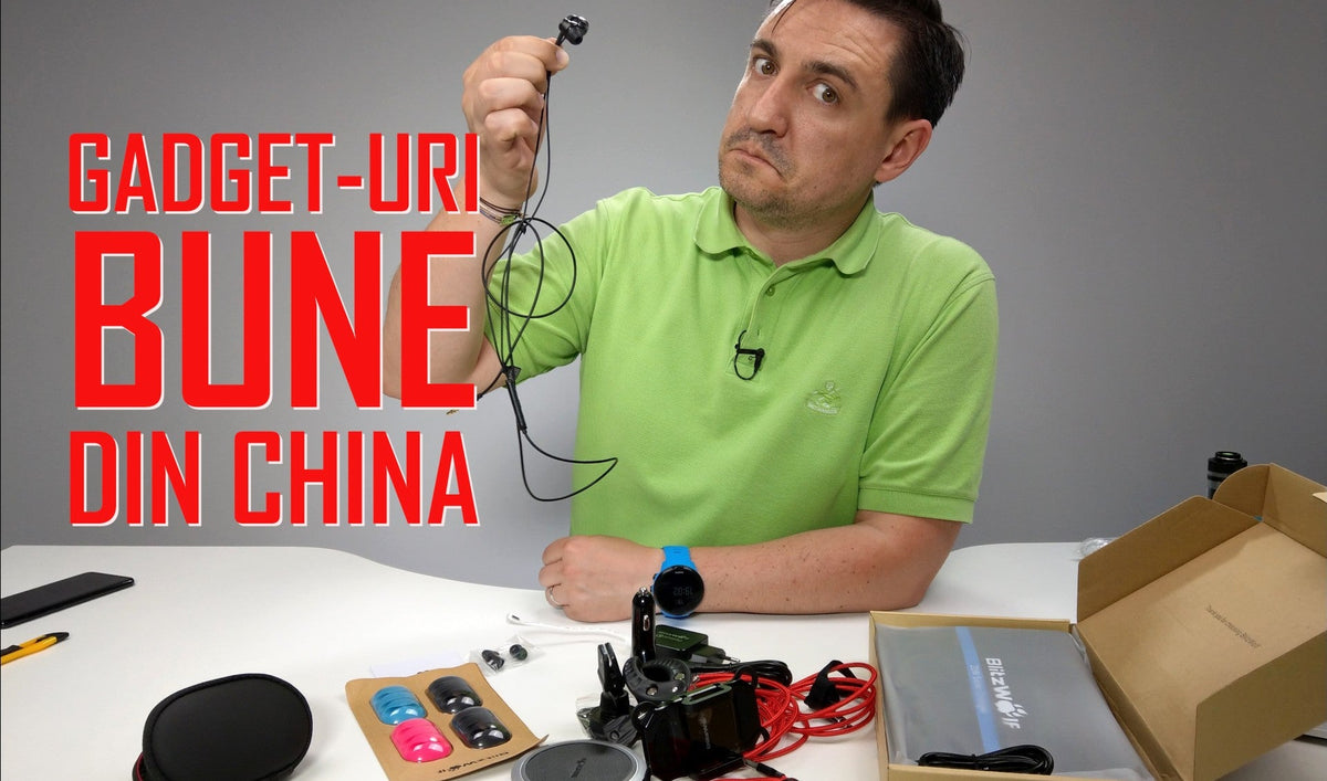 UNBOXING Gadget-uri Blitzwolf - Da, iar mi-am luat gadget-uri din China