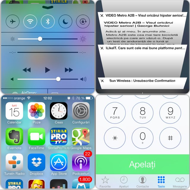 VIDEO Apple iOS7 beta - sau cum va mișca iPhone6