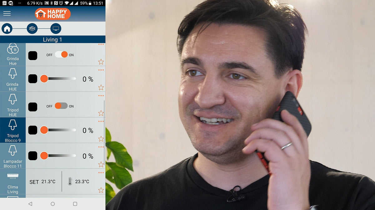 Acum pot controla toată #casabuhnici de pe telefon!