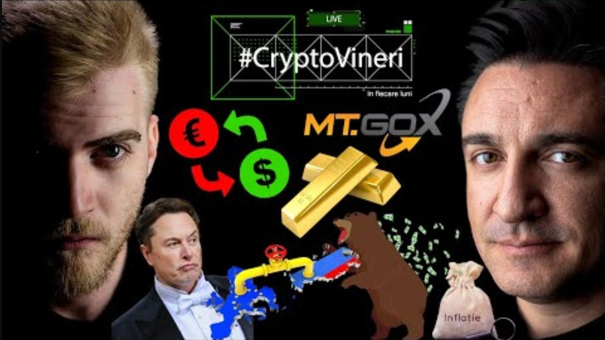 ​ @CryptoVineri  73 - EURO pierde lupta cu USD, RUSIA oprește GAZUL, Mt. GOX #btc, Elon s-a răzgândit