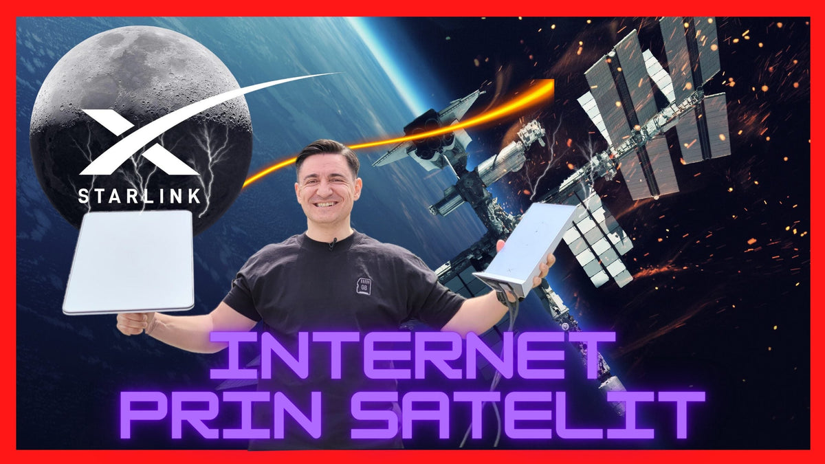 CUM "MERGE" STARLINK - NET PRIN SATELIT LA 550 LEI PE LUNĂ - TESTAT ÎN BUCUREȘTI