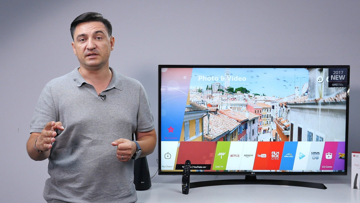 UNBOXING & REVIEW - LG43UJ634V - Pe scurt, 4K numai bun de buget