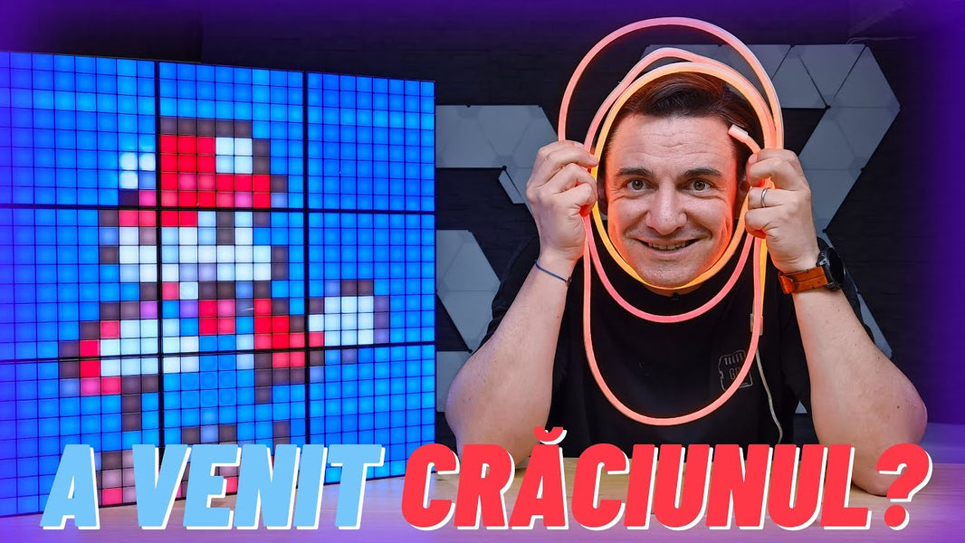 Am Zis: SĂ FIE LUMINĂ, RGB, PE 8 BIȚI! - Twinkly Squares
