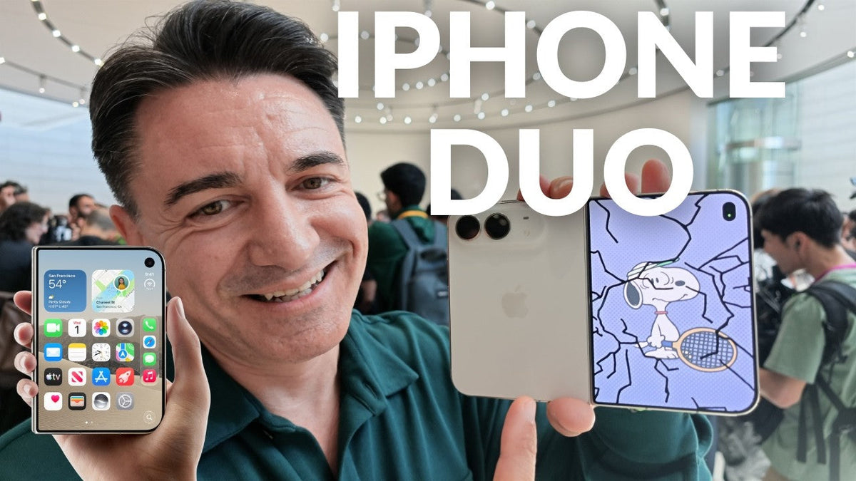 iPhone Duo, primul contact: pliabilul Apple de la 2.200 €