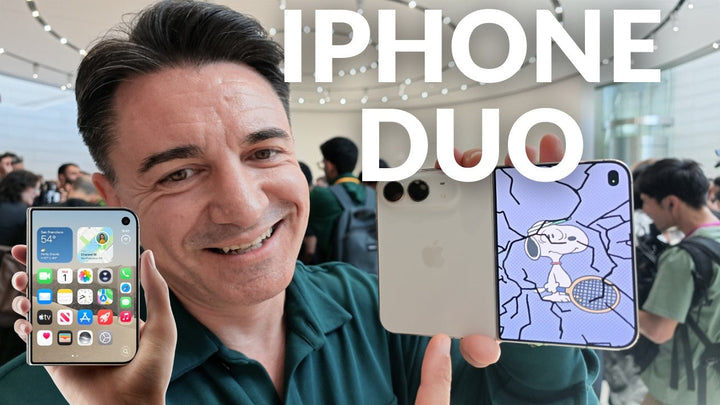 iPhone Duo, primul contact: pliabilul Apple de la 2.200 €