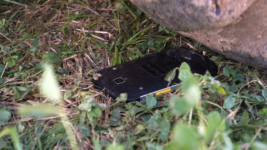 Drop-test de iHunt de la 100 metri înălțime + excavator de 5 tone