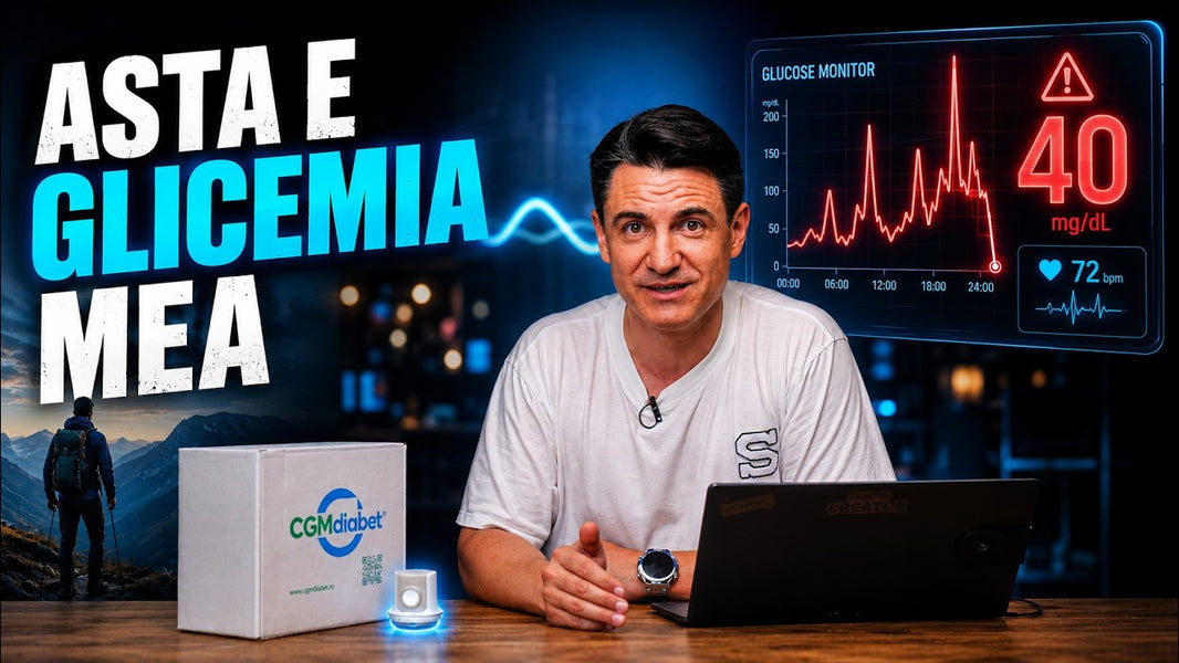 Zahăr, fast-food, stres: 10 zile cu senzor de glicemie