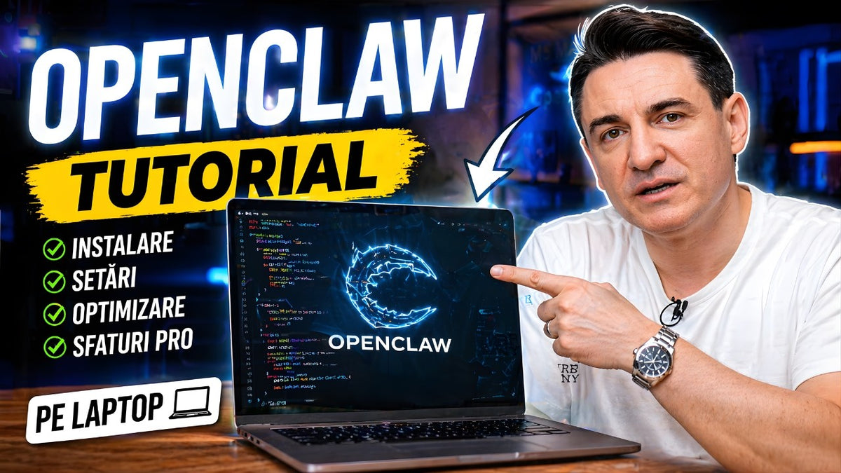 Tutorial: Cum îți faci agent AI pe laptop — MacBook Pro M5 Max + OpenClaw