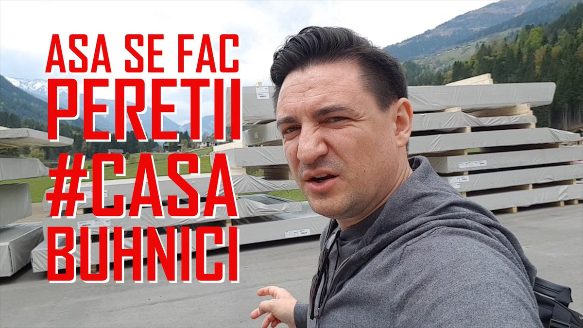 #casabuhnici - Ep. 9 VLOG Așa se fac pereții