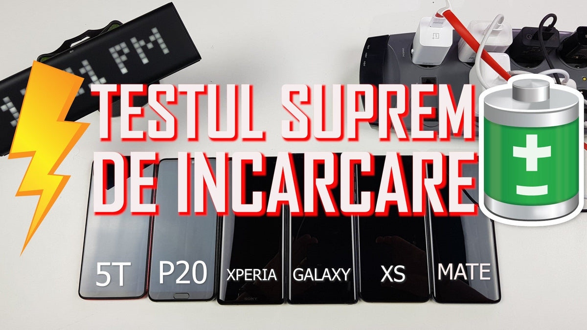 Testul suprem de încărcare al telefoanelor de top!
