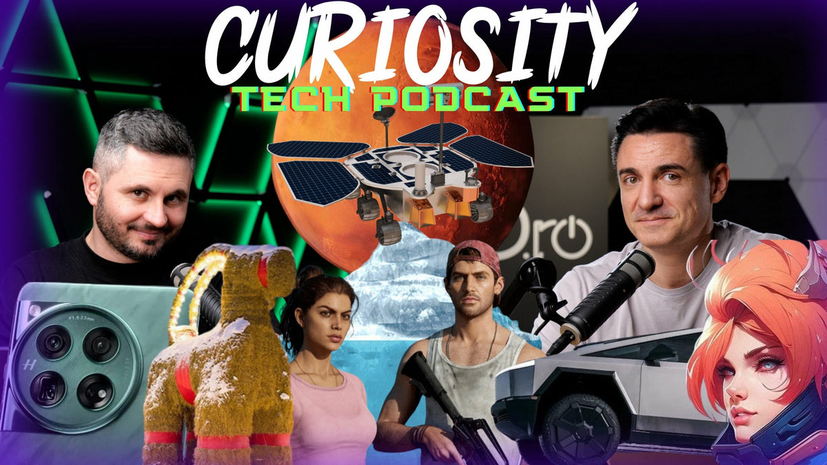 CURIOSITY 201 - IPAD NOU, ONEPLUS 12, GOOGLE AI, STOCARE INFINITĂ, PISICI NEMURITOARE, CHINA PE MARS