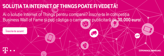 Câștigă 30.000 EUR de la Telekom pentru o soluție IoT (P)
