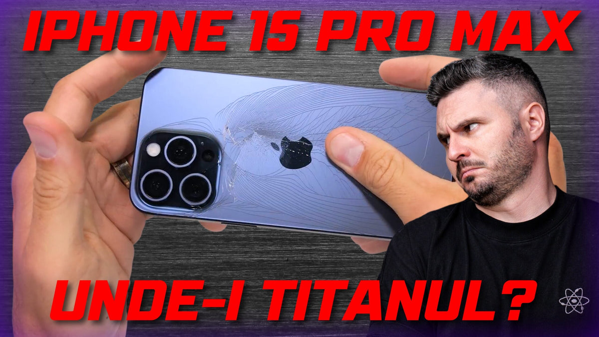 DE CE SE SPARGE IPHONE 15 PRO MAX?