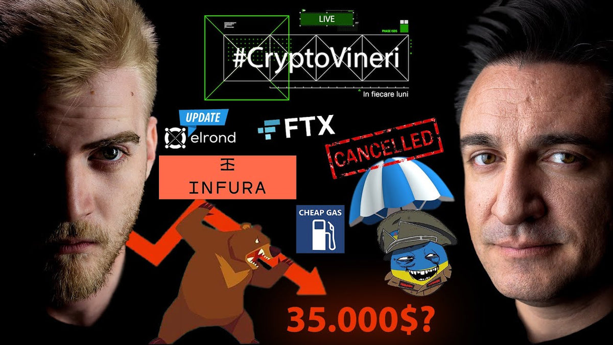 ​ @CryptoVineri  56 - Bitcoin respins la 45K, Airdrop Ucraina, update Elrond și Metamask oprit