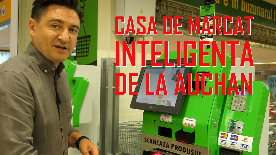 Casa de marcat inteligentă de la Auchan
