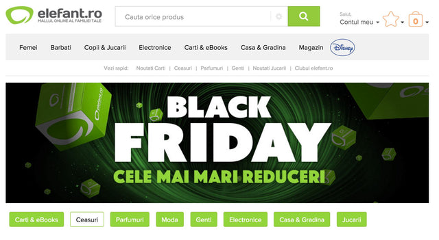 Black Friday 2015 pe Elefant.ro - lista de smartphone-uri