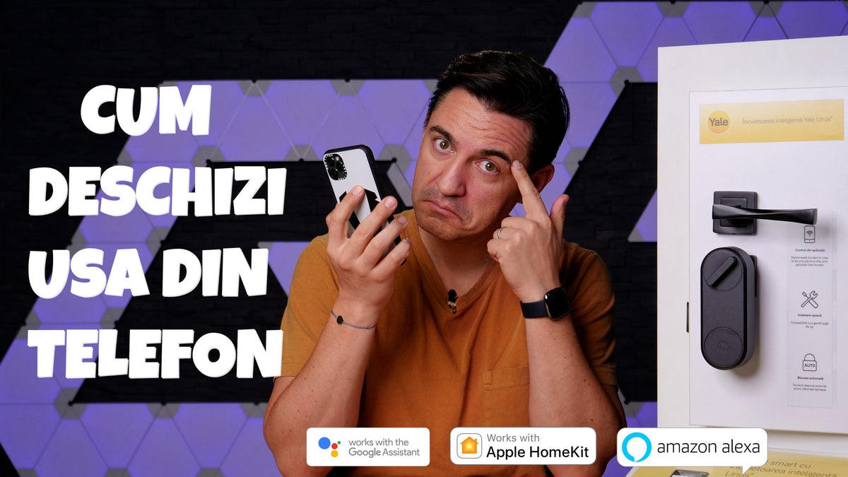 Cum deschizi ușa din telefon - YALE LINUS