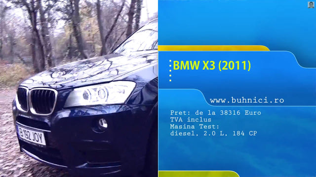 VIDEO BMW X3 2011 - mini SUV de 1,9 tone