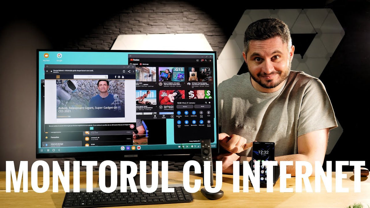 Monitorul cu Internet și Office - Samsung Smart Monitor M5