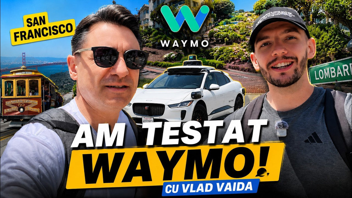 GENERAȚIA URMĂTOARE DE ROBOTAXI - WAYMO OJAI ÎN SAN FRANCISCO!