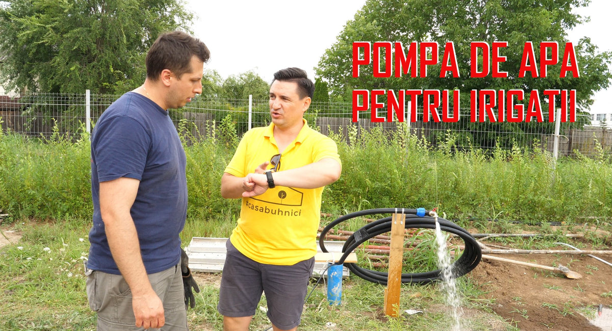#casabuhnici - Am instalat pompa de apă pentru irigații