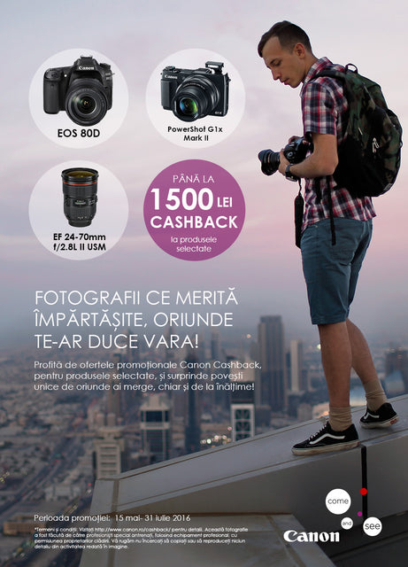 Vara asta e pentru fotografie, încearcă un Canon (P)