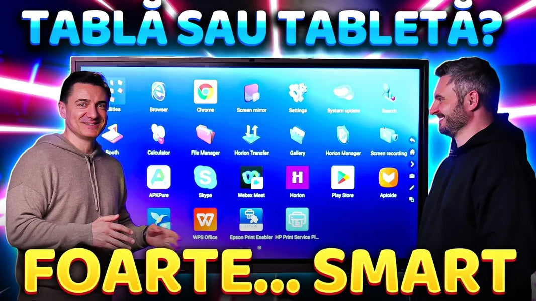 Tablă sau Tabletă? 65 inci complet SMART