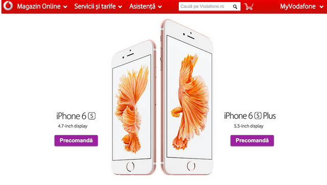 Noul iPhone 6S e pe val. Prețurile anunțate de Vodafone pentru România (P)