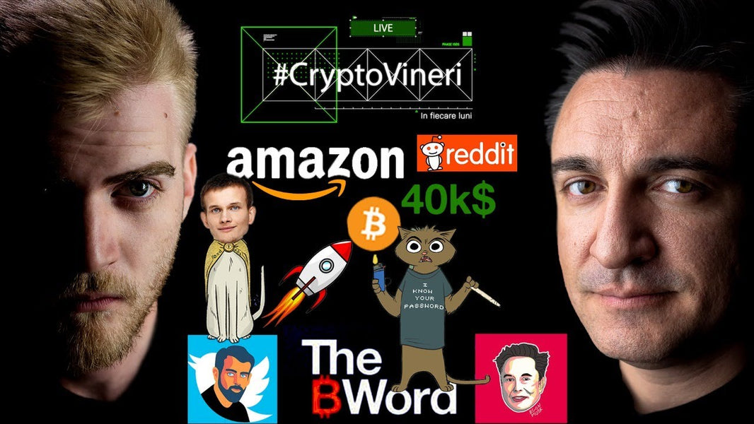 #CryptoVineri 30 - BITCOIN la pragul 40k$, VITALIK devine pisică, care e treaba cu AMAZON și B WORD