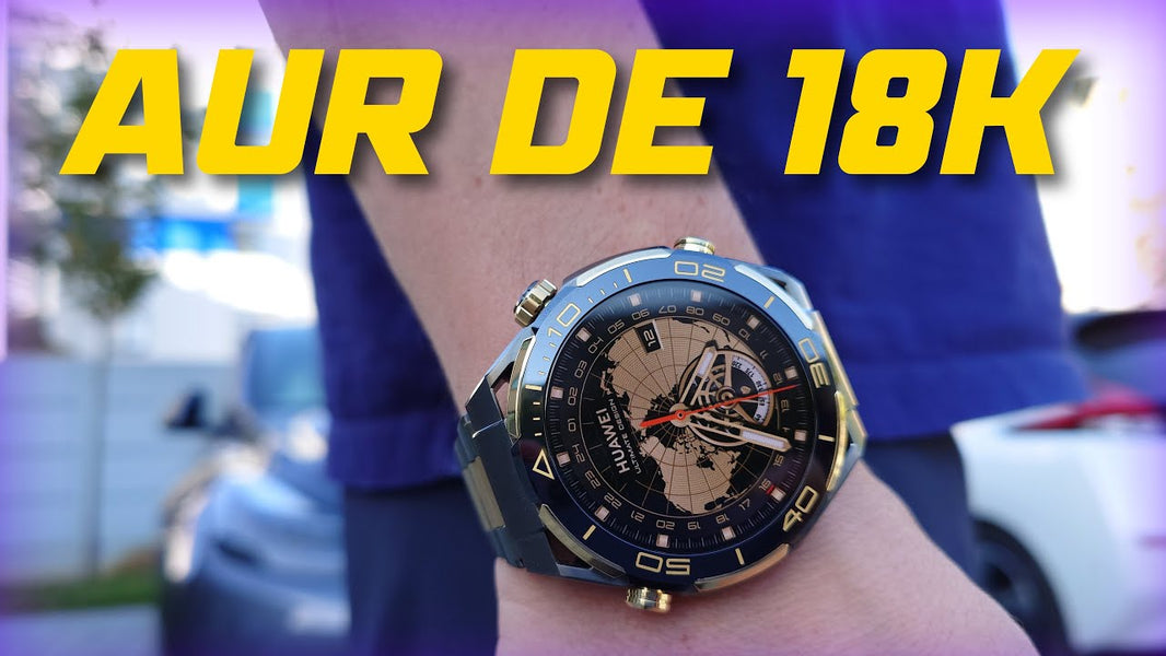 Huawei Watch Ultimate Design: ceasul cu aur de 15.000 lei