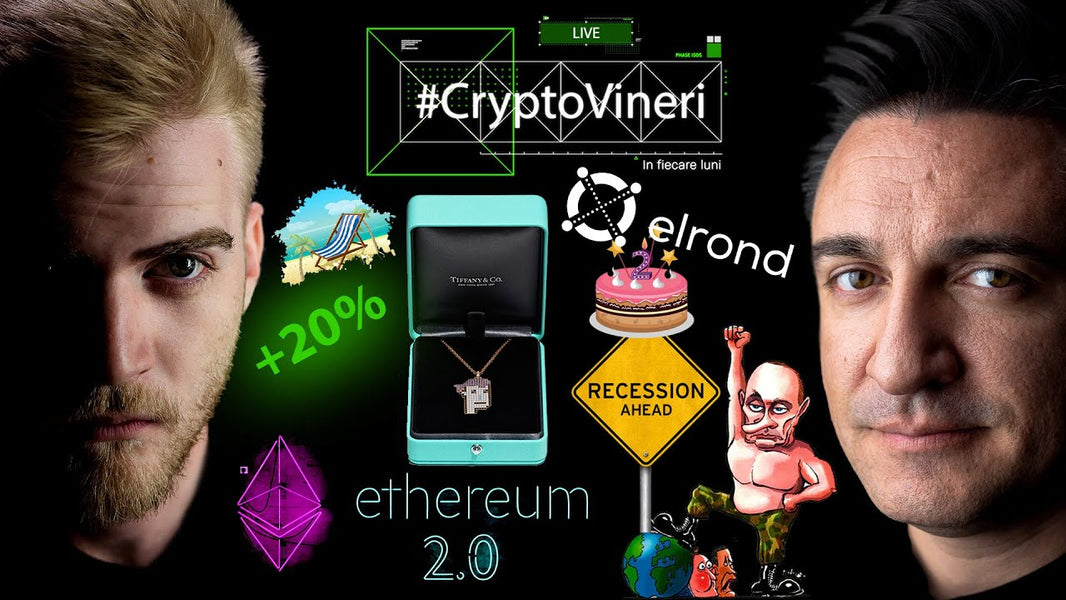 ​ @CryptoVineri  76 - 2 trimestre negative ≠ RECESIUNE, 2 ANI de ELROND, ETH 2.0 pe GOERLI și TIFFANY