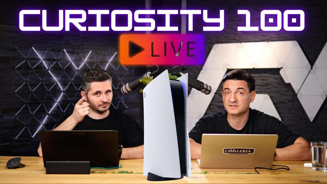 CURIOSITY 100 - Facebook PR0N, Gadgetul Inutil, Imagini Radio, Jocuri Moka, Volvo Hack, Giveaway PS5