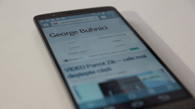 VIDEO și FOTO LG G3 - primul test, primele impresii cu primul smartphone 2K și OIS 